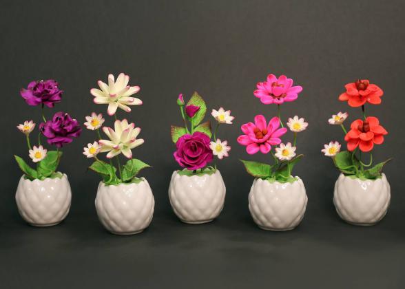 مراکز فروش گل مصنوعی خمیری چینی