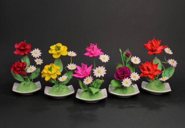 صادرات انواع گل خمیری سنبل کوچک